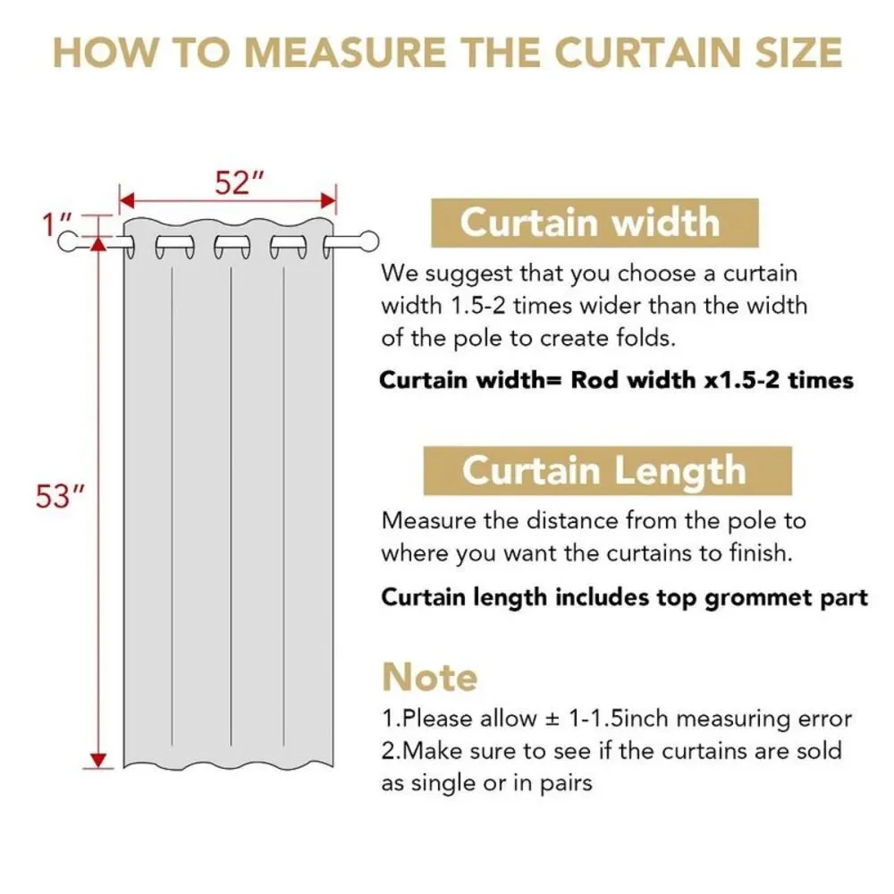 Premium 100% Thermal Insulated Blackout Curtains 2 Panel - Sage 52